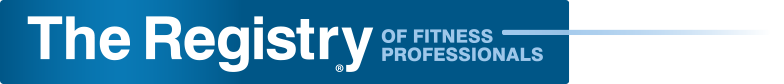 The Registry of Fitness Professionals logo